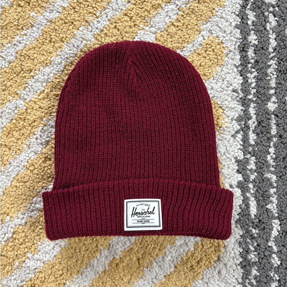 Herschel Maroon Beanie